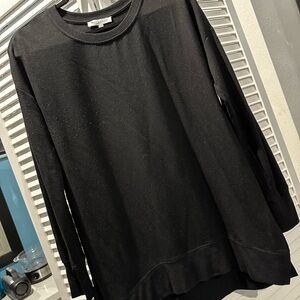 Workshop Republic Clothing Classic Black Crew Neck Top